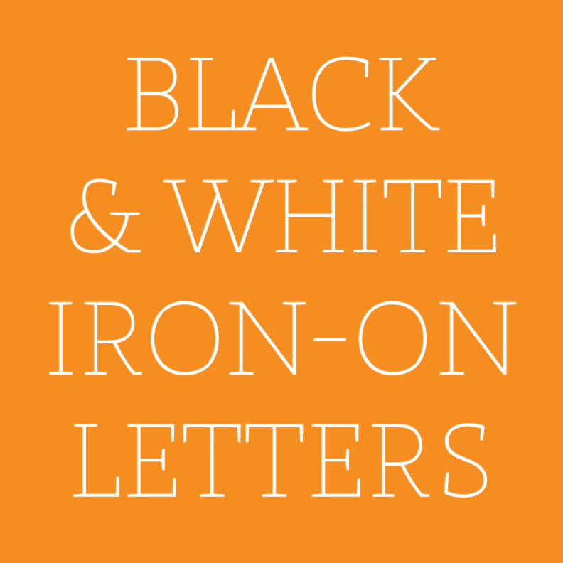 Black & White Letters – SEI Crafts