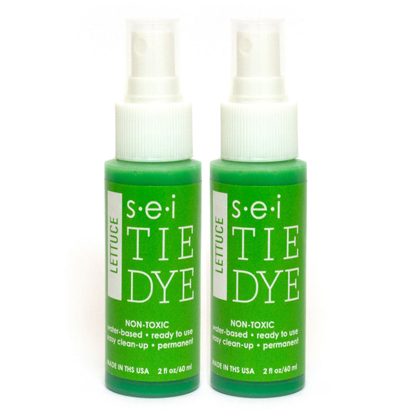 6-1692 Lettuce Tie Dye Spray Bottles, 2- Ounces, Fabric Spray Dye 2 Pack