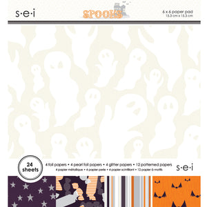 8-4597 Spooks 6"x6" 24 page Paper Pad