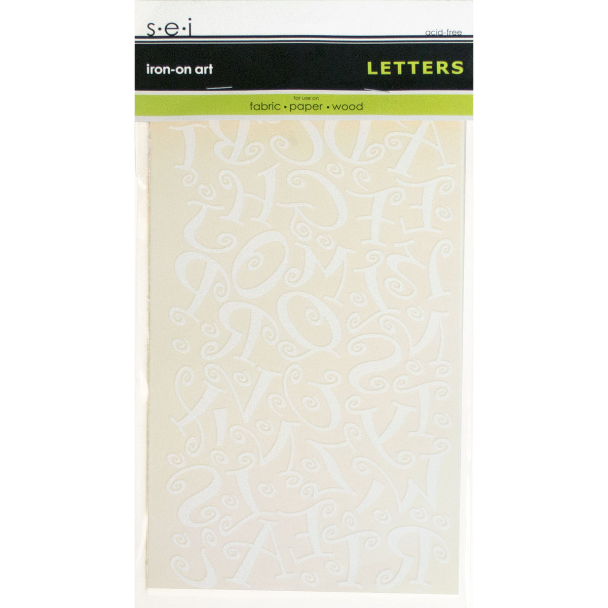 SALE-SEI Iron on Art Flocked Transfers-alphabet Letters Use on Fabric-paper-wood-bible  Journaling-planners-quiet Books-christmas Stocking 
