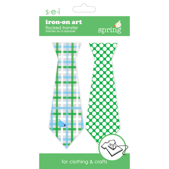 9-2728 Spring Ties Iron-On Graphic - 3.35-Inch by 5-Inch