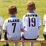 9-291 Sport Alphabet - Black Flocked 2 Inch Iron-on