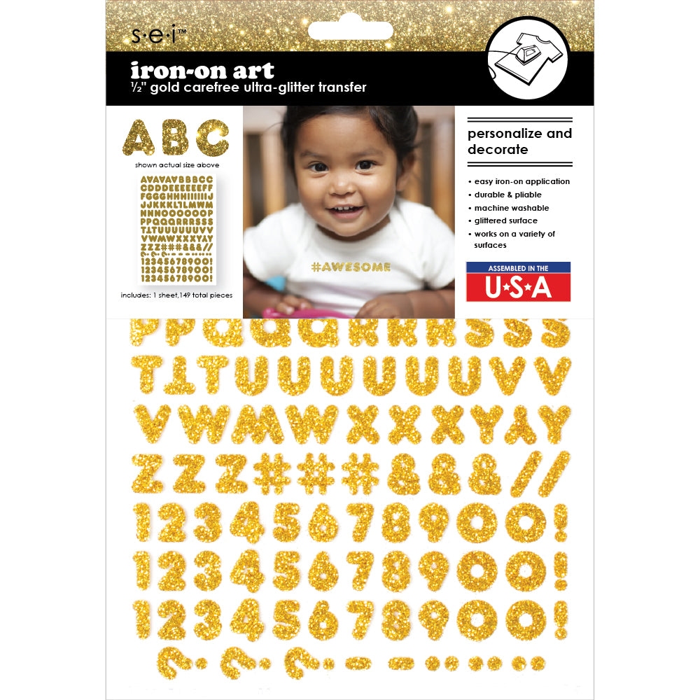 Gold Alphabet Stickers From 1.00 GBP