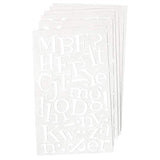 9-726 Just For Fun Alphabet Bundle Pack - White Flocked 1.5 Inch Iron-on