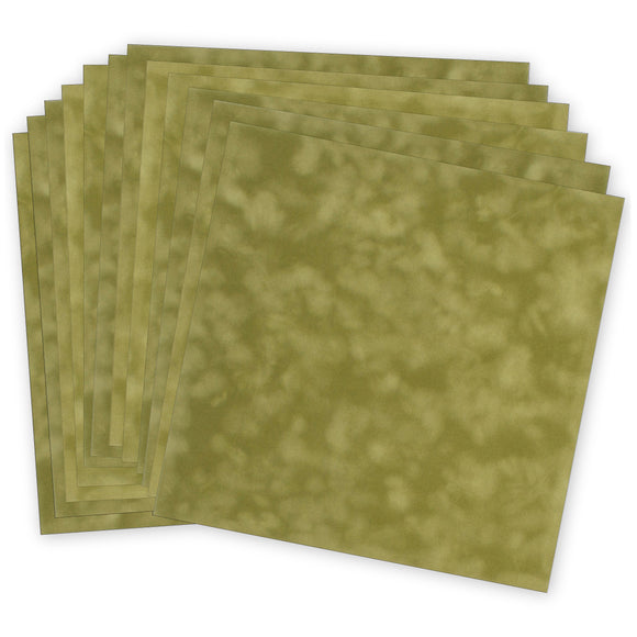 vps12-p25 Clover Green Velvet Paper 12 sheets of  12