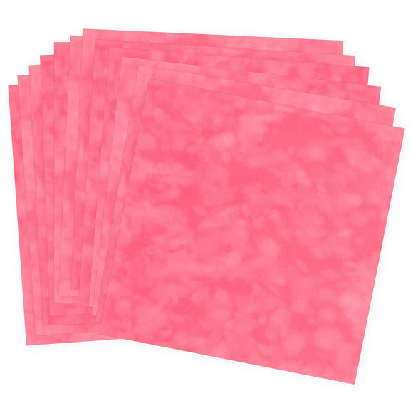 vps12-p47 Salmon Pink Velvet Paper 12 sheets of  12