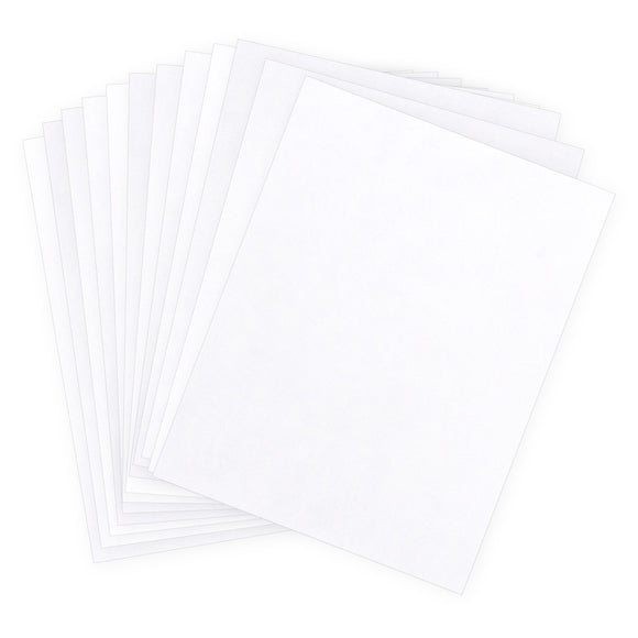 vps-p01 Coconut White Velvet Paper 12 sheets of 8 1/2