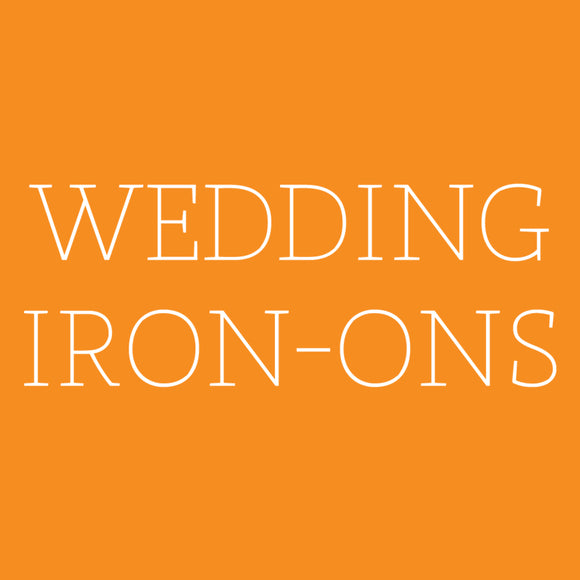 Wedding Iron-ons