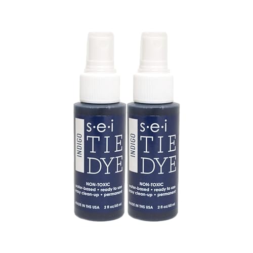 6-1812 Indigo Tie Dye Spray Bottles, 2- Ounces, Fabric Spray Dye 2 Pack