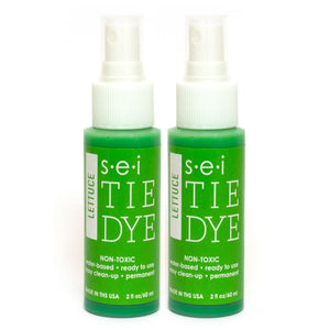 6-1692 Lettuce Tie Dye Spray Bottles, 2- Ounces, Fabric Spray Dye 2 Pack