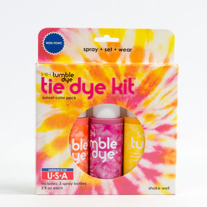 6-2009 Sunset Tie Dye - 3 pack