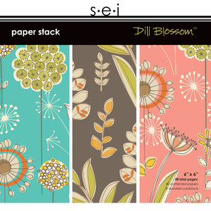 8-1762 Dill Blossom 6"x6" 48 page Paper Pad