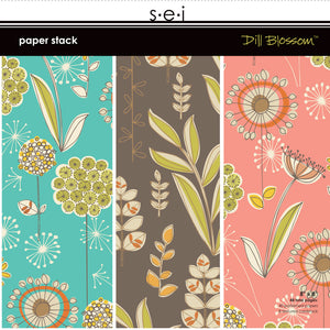 8-1763 Dill Blossom 8"x8" 48 page Paper Pad