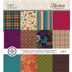 8-7397 Mirelle 6"x6" 24 page Paper Pad