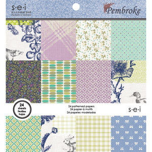 8-9297 Pembroke 6"x6" 24 page Paper Pad