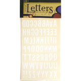 9-127 Washed Out Alphabet & Numbers - Blue Flocked 1.25 Inch Iron-on