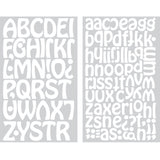 9-130 Cool Alphabet - Black Flocked 1.5 Inch Iron-on