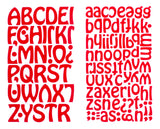 9-130 Cool Alphabet - Black Flocked 1.5 Inch Iron-on