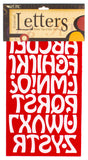 9-130 Cool Alphabet - Black Flocked 1.5 Inch Iron-on