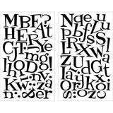 9-231 Just For Fun Alphabet - White Flocked 1.5 Inch Iron-on