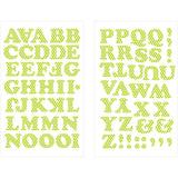 9-235 Hot Pink/Black Zebra Print Letters - 1 inch Hot Pink/Black Zebra Print Alphabet Iron-on