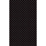 9-250 Black Polka Dot 5.5 x 9.25 Inch Flocked Iron-on Sheet - Cut Your Own Design