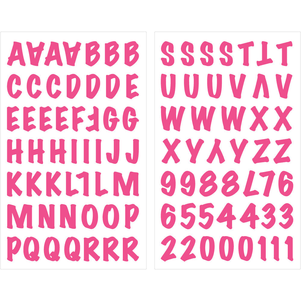 12 Pack: 8 ct. (96 total) Neon Alphabet Stickers by Recollections™