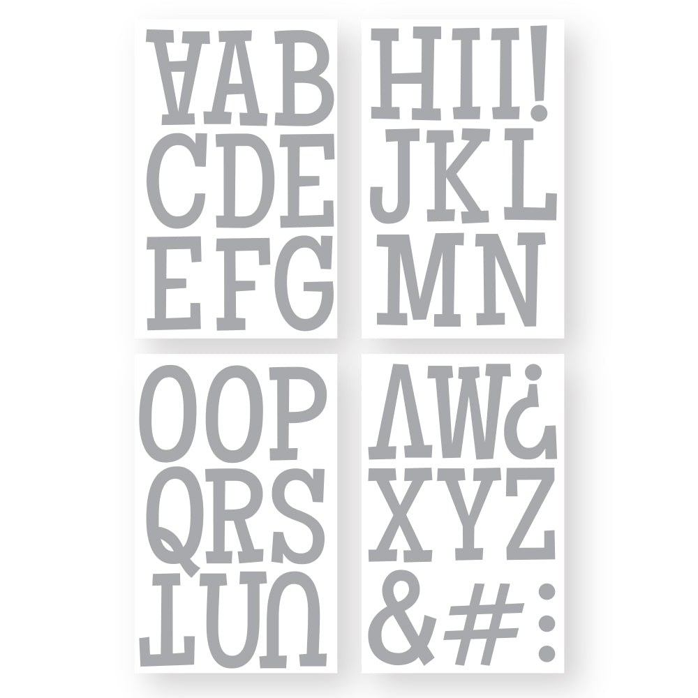 日本全国送料無料商品 | 特集 | 9-307 Classic Ultra Glitter Silver Letters - 3 アクセサリー