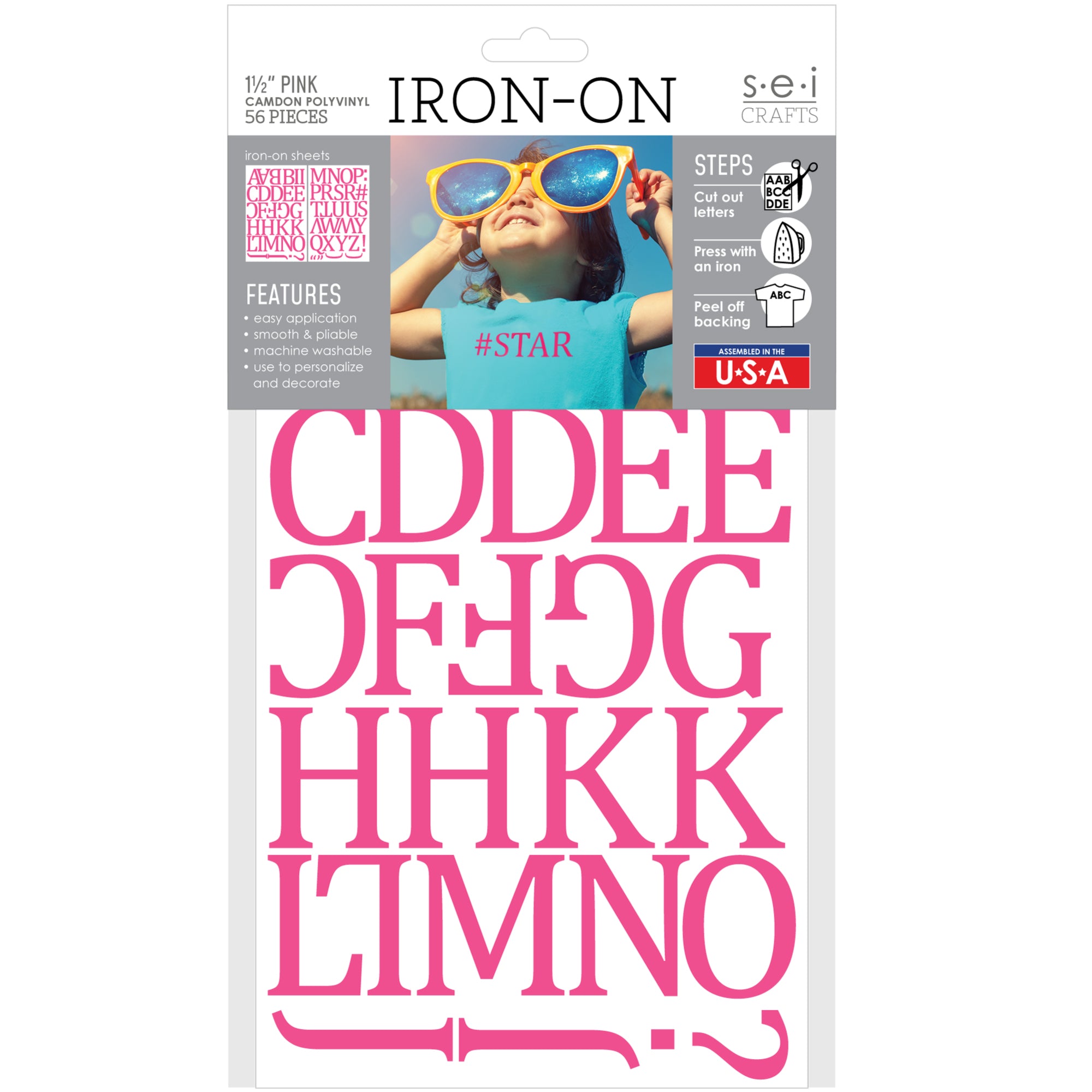 HKM Iron-on numbers 0-9 - 5pcs