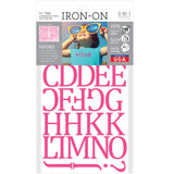 9-456 Black Camdon Polyvinyl Iron-on Letters 1 1/2"