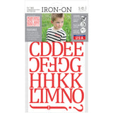 9-456 Black Camdon Polyvinyl Iron-on Letters 1 1/2"
