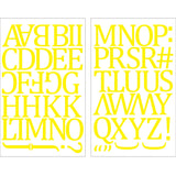 9-312 Orange Camdon Polyvinyl Iron-on Letters 1 1/2"