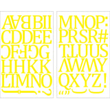 9-318 Yellow Camdon Polyvinyl Iron-on Letters 1 1/2 – SEI Crafts