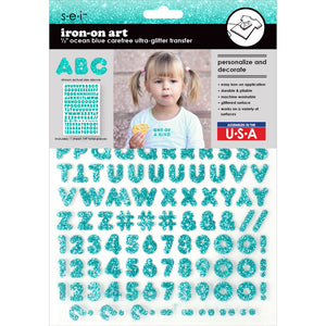 9-326 Silver Carefree Ultra Glitter Letters - 1/2 inch Silver Alphabet, Numbers and Punctuation