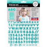 9-326 Silver Carefree Ultra Glitter Letters - 1/2 inch Silver Alphabet, Numbers and Punctuation