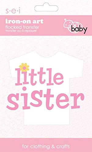 9-4034 Little Sister Iron-On Graphic - 4.25-Inch by 2.75-Inch