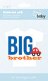 9-4035 Big Brother Iron-On Graphic - 4.5-Inch by 2.5-Inch