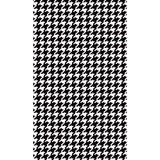 9-407 Black Houndstooth 5.5 x 9.25 Inch Flocked Iron-on Sheet - Cut Your Own Design