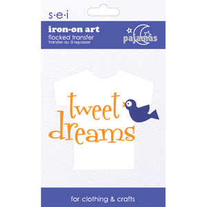 9-4100 Tweet Dreams Iron-On Graphic - 4.2-Inch by 2-Inch