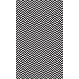 9-4183 Black Chevron 5.5 x 9.25 Inch Flocked Iron-on Sheet - Cut Your Own Design