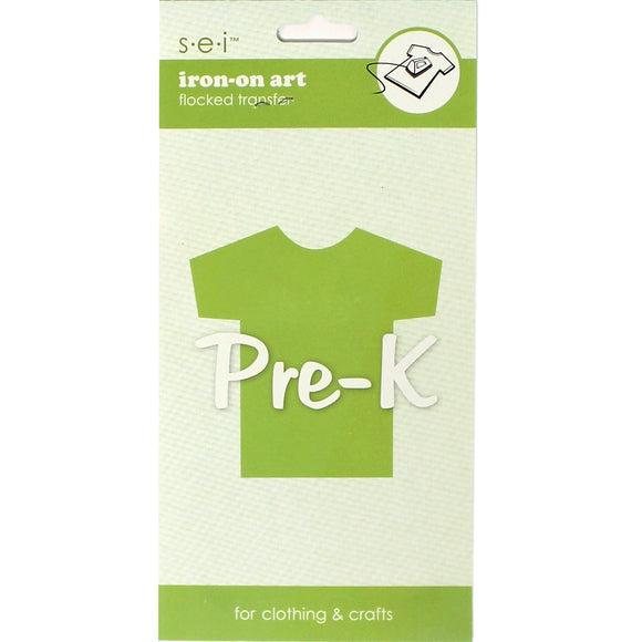 9-4200 Pre-K Iron-On Graphic - 4-Inch by 1.25-Inch
