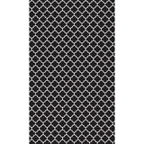 Black Quatrefoil 5.5 x 9.25 Inch Iron-on Sheet - Cut Your Own Design