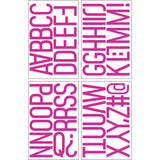 9-438 Mint Slender Polyvinyl Iron-on Letters 3"