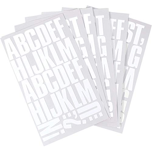 9-722 2 Inch White Flocked Block Letter Bundle Pack – SEI Crafts