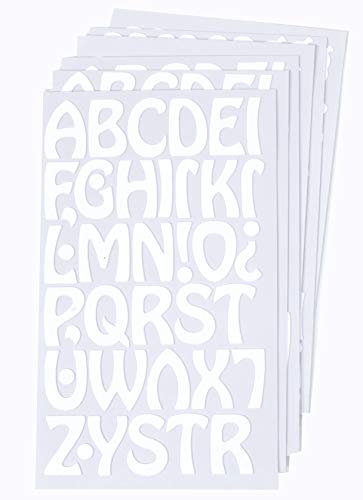 9-457 White Camdon Polyvinyl Iron-on Letters 1 1/2 – SEI Crafts