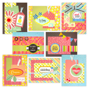 3-6165 Celebration Time Limited Edition Card Kit - Instructions and Materials to Make 8 Cards