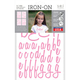 9-442 Honey Alphabet - Mint Polyvinyl 1.5 Inch Iron-on