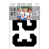 9-448 Varsity Numbers Team Pack - White Flock 5 Inch Iron-on