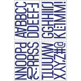 9-438 Mint Slender Polyvinyl Iron-on Letters 3"