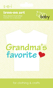 9-4189 Grandma's Favorite Iron-On Graphic - 4.25-Inch by 1.5-Inch